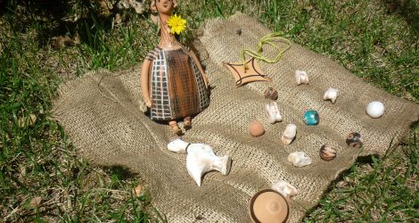 Replicas of ancient Greek toys, including those used 3,500 years ago.
